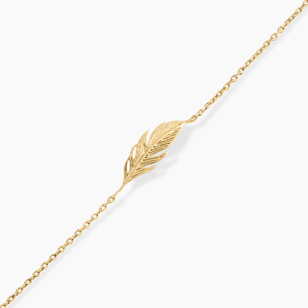 Bracelet Hanae Plaqu&eacute; Or Jaune - Bracelets Femme | Histoire d&rsquo;Or
