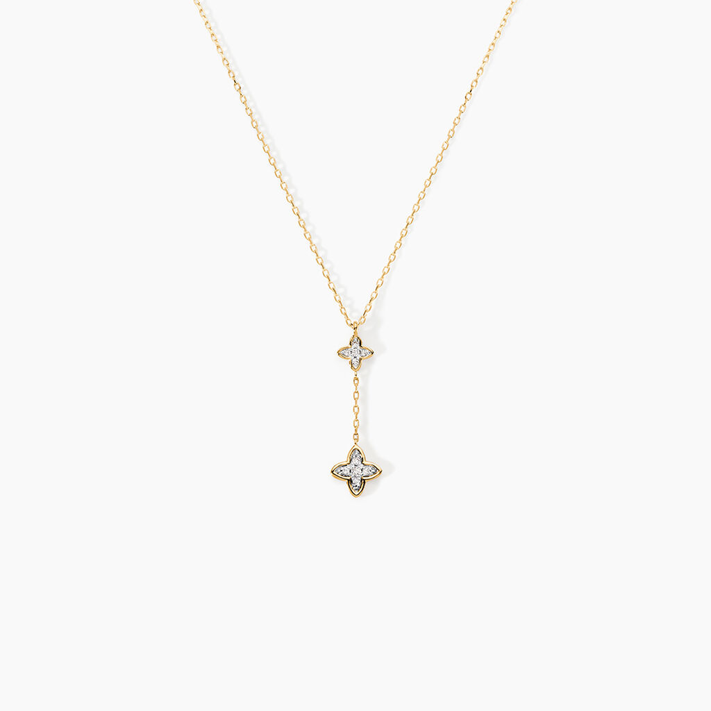 Collier Delicatesse Or Jaune Diamant - Colliers Femme | Histoire d&rsquo;Or