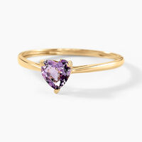 Bague Miyah Or Jaune Améthyste