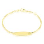 Bracelet Identite Bebe Or Jaune Eowyn - Bracelets Communion Enfant | Histoire d&rsquo;Or