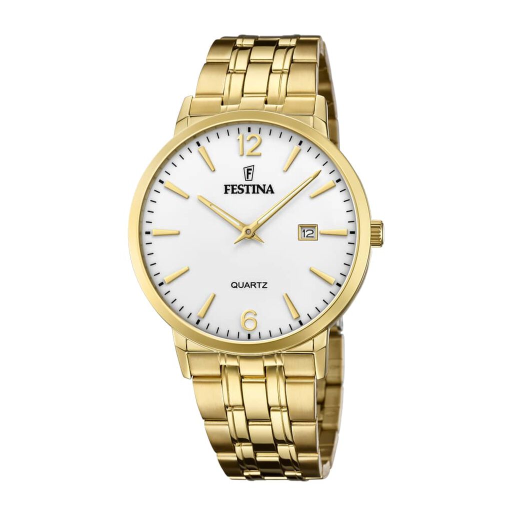 Montre Festina Classics Blanc - Montres Homme | Histoire d’Or