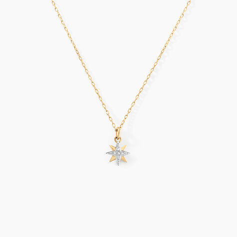 Collier Vangelis Or Jaune Diamant - Colliers Femme | Histoire d&rsquo;Or