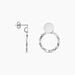 Boucles D'oreilles Pendantes Merrilie Argent Blanc - Boucles d'oreilles fantaisie Femme | Histoire d’Or