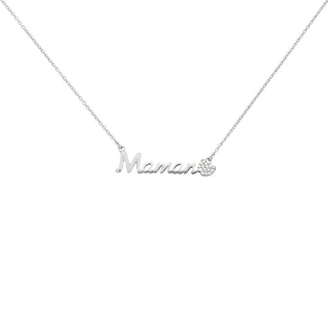 Collier Rera Argent Blanc Oxyde De Zirconium - Colliers fantaisie Femme | Histoire d’Or