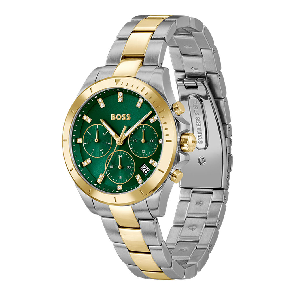 Montre Boss Alley Vert - Nouveautés montres Femme | Histoire d’Or
