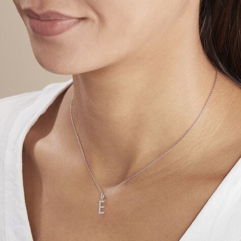 Pendentif Ionia Lettre Or Blanc - Pendentifs Famille | Histoire d’Or