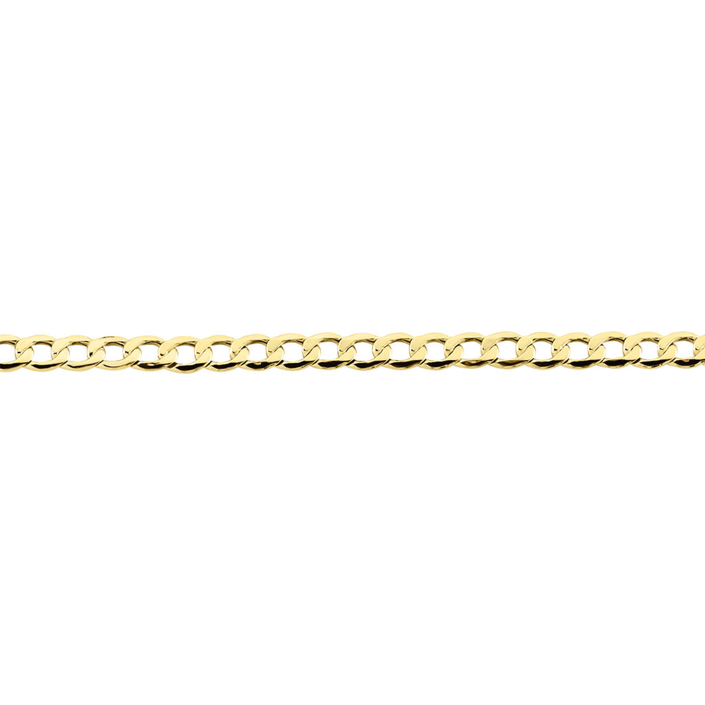 Bracelet Iris Or Jaune Maille Gourmette - Bracelets cha&icirc;ne Femme | Histoire d&rsquo;Or