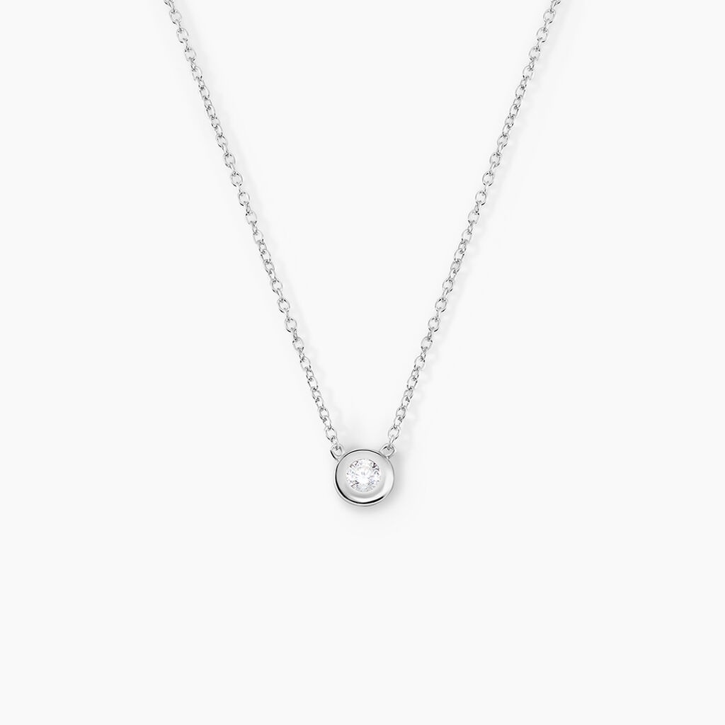 Collier Argent Laureano Oxydes De Zirconium - Colliers fantaisie Femme | Histoire d’Or
