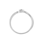 Bague Or Blanc Cerisette Diamant - Bagues solitaires Femme | Histoire d&rsquo;Or