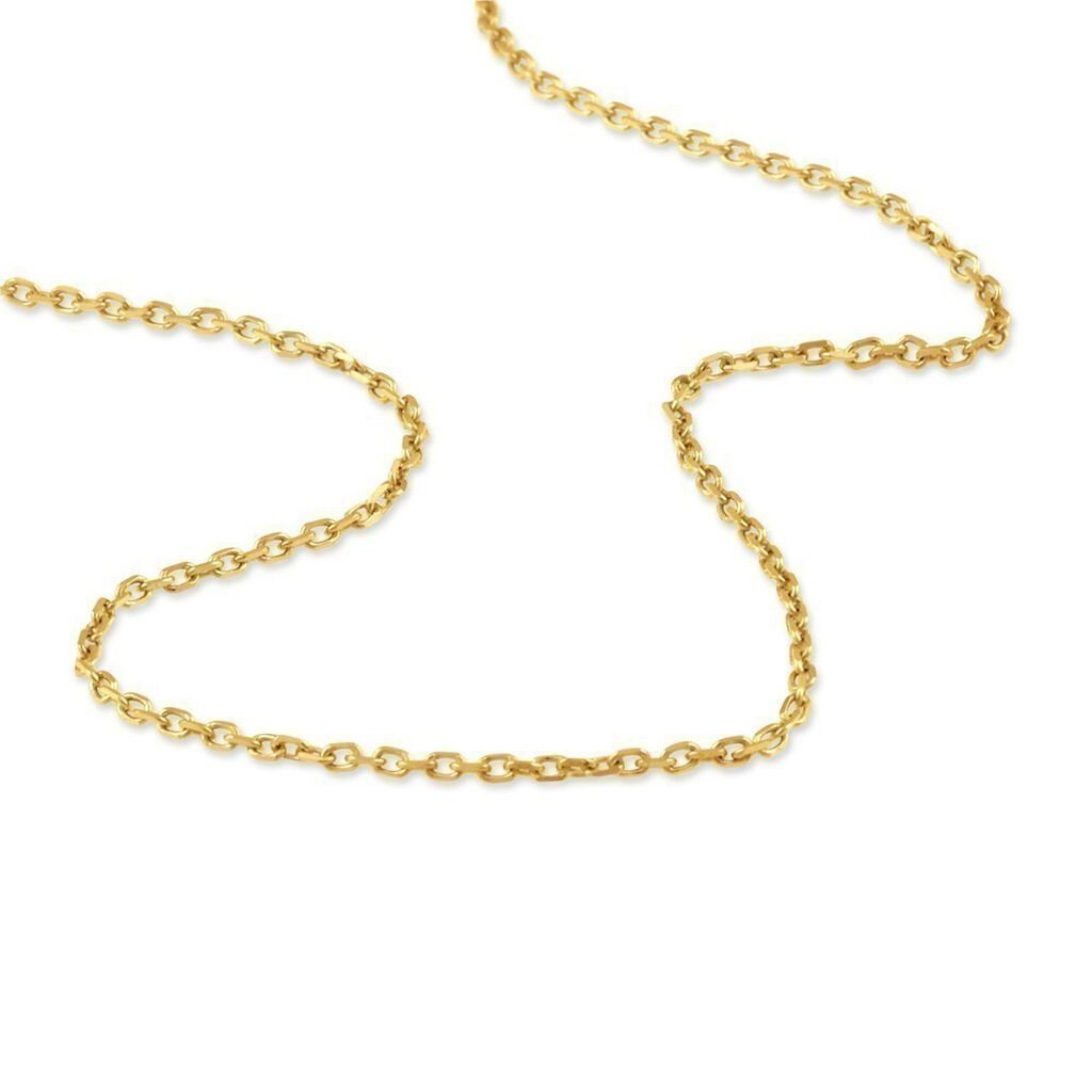 Chaîne Igoa Maille Forçat Diamantee Or Jaune - Chaines Femme | Histoire d’Or