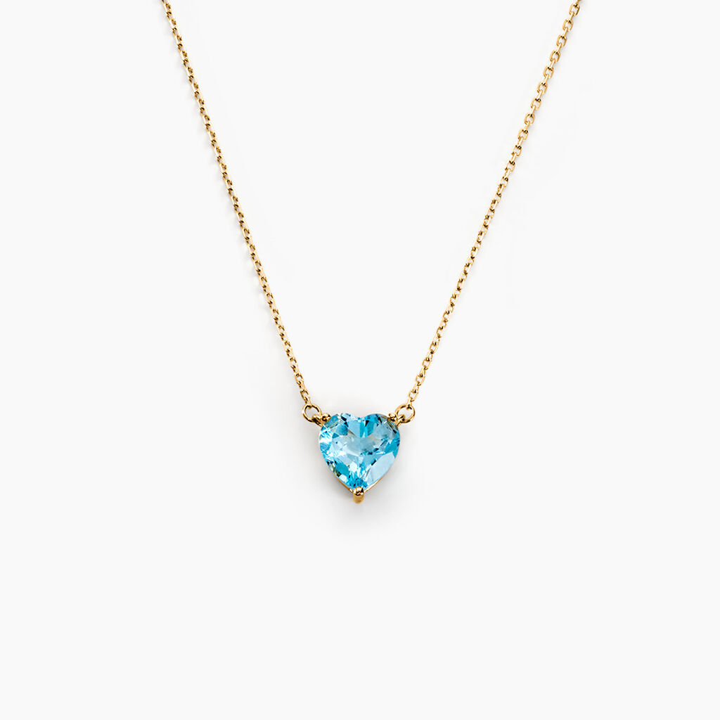 Collier Tender Love Or Jaune Topaze