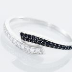 Bague Argent Blanc Agafya Oxydes De Zirconium - Bagues avec pierre Femme | Histoire d&rsquo;Or