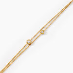 Bracelet Virguinia Or Jaune Oxyde De Zirconium - Bracelets Femme | Histoire d&rsquo;Or