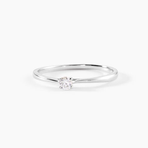 Bague Solitaire Aphrodite Platine Blanc Diamant - Bagues solitaires Femme | Histoire d’Or