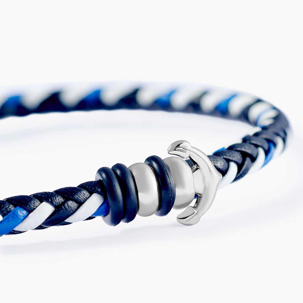 Bracelet Axel Acier Blanc - Bracelets Homme | Histoire d&rsquo;Or