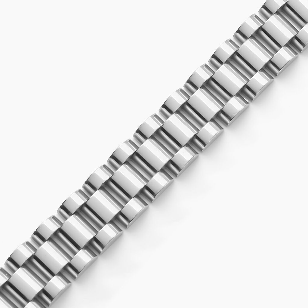 Bracelet Najac Acier Blanc - Bracelets Homme | Histoire d&rsquo;Or
