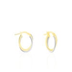 Cr&eacute;oles Tita Or Bicolore - Boucles d'oreilles cr&eacute;oles Femme | Histoire d&rsquo;Or