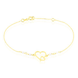 Bracelet Eri Or Jaune Perle De Culture - Bracelets Coeur Femme | Histoire d’Or