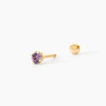 Piercing Joanina Or Jaune Oxyde De Zirconium - Piercings d'oreilles Femme | Histoire d&rsquo;Or