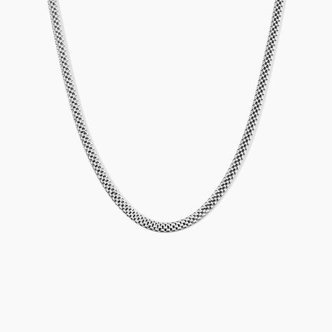 Collier Christine Argent Blanc - Chaines Femme | Histoire d’Or