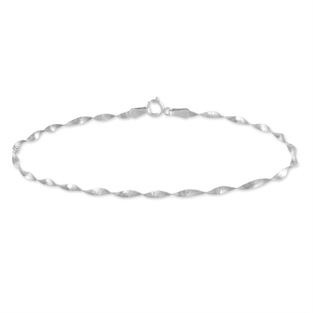 Bracelet Izar Torsadee Or Blanc - Bracelets Femme | Histoire d&rsquo;Or