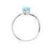 Bague Eva Or Blanc Topaze Et Diamant