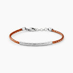 Bracelet Jourdan Cuir De Vache Marron - Bracelets Homme | Histoire d&rsquo;Or