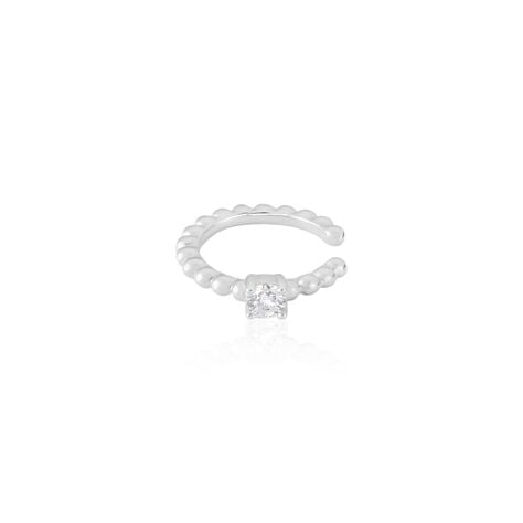 Bague D'h&eacute;lix Unitaire Alix Argent Blanc Oxyde De Zirconium - Boucles d'oreilles fantaisie Femme | Histoire d&rsquo;Or