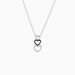 Collier Lio Argent Blanc Oxyde De Zirconium - Colliers fantaisie Femme | Histoire d’Or