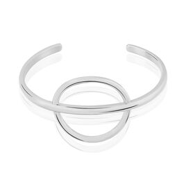Bracelet Jonc Timie Acier Blanc - Bracelets fantaisie Femme | Histoire d’Or