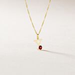 Pendentif Helidie Coccinelle Lettre Or Jaune - Pendentifs Enfant | Histoire d&rsquo;Or