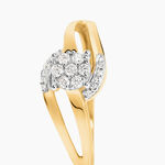 Bague Melinia Or Jaune Diamant - Bagues avec pierre Femme | Histoire d&rsquo;Or