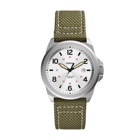 Montre Fossil Bronson Argenté - Montres Homme | Histoire d’Or