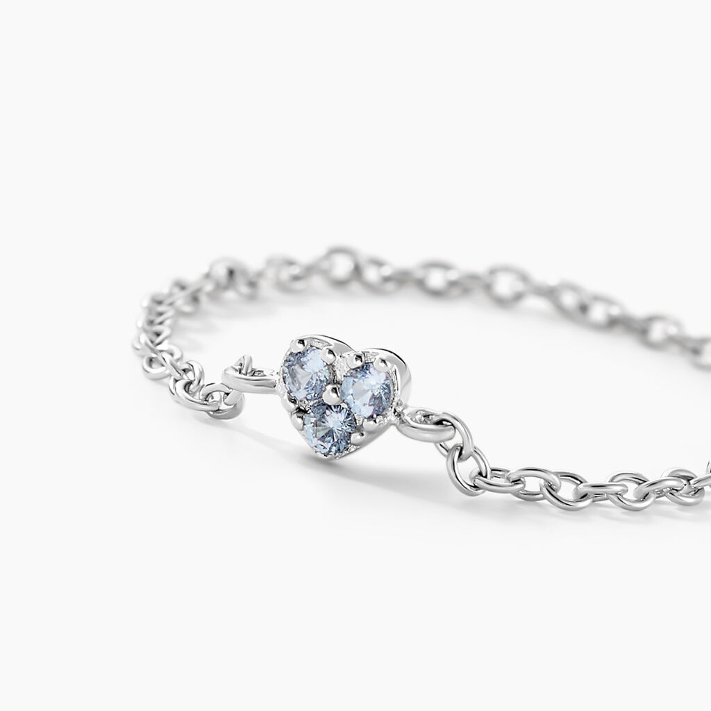 Bague Myhalf Argent Blanc Oxyde De Zirconium - Bagues avec pierre Femme | Histoire d’Or