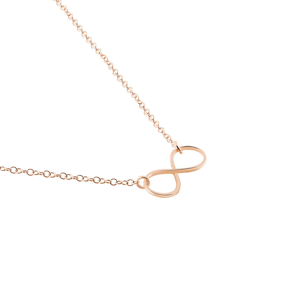 Collier infini or rose clearance