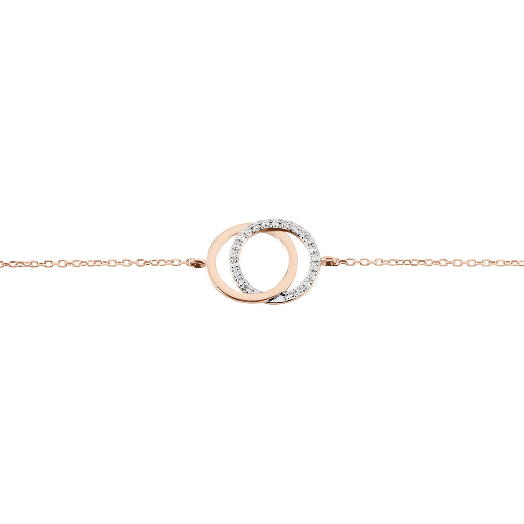 Bracelet Or Rose Tresha Diamants - Bracelets Femme | Histoire d’Or