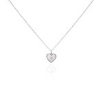 Collier Erina Argent Blanc Nacre Oxyde De Zirconium - Colliers fantaisie Femme | Histoire d&rsquo;Or