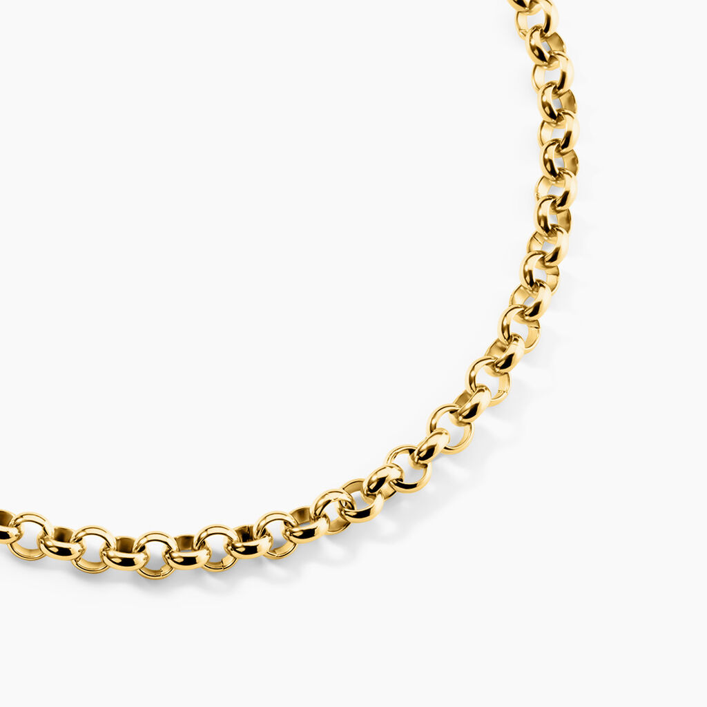 Collier Dionyse Acier Jaune - Chaines Femme | Histoire d&rsquo;Or