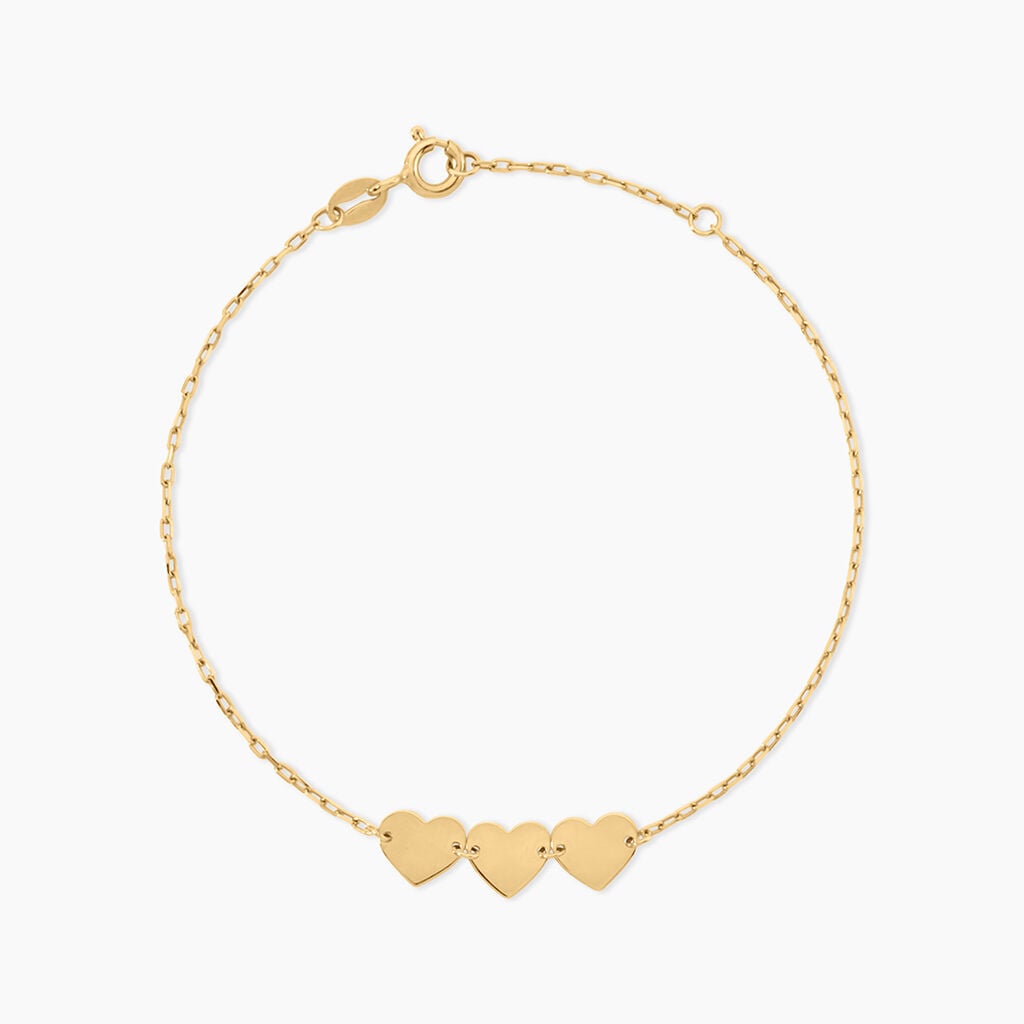 Bracelet Lova Argent Dor&eacute; A L'Or 750/1000 - F&ecirc;te des m&egrave;res Femme | Histoire d&rsquo;Or