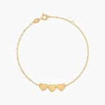Bracelet Lova Argent Dor&eacute; A L'Or 750/1000 - F&ecirc;te des m&egrave;res Femme | Histoire d&rsquo;Or