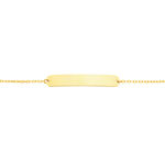 Bracelet Identit&eacute; Peronille Or Jaune - Gourmettes Femme | Histoire d&rsquo;Or