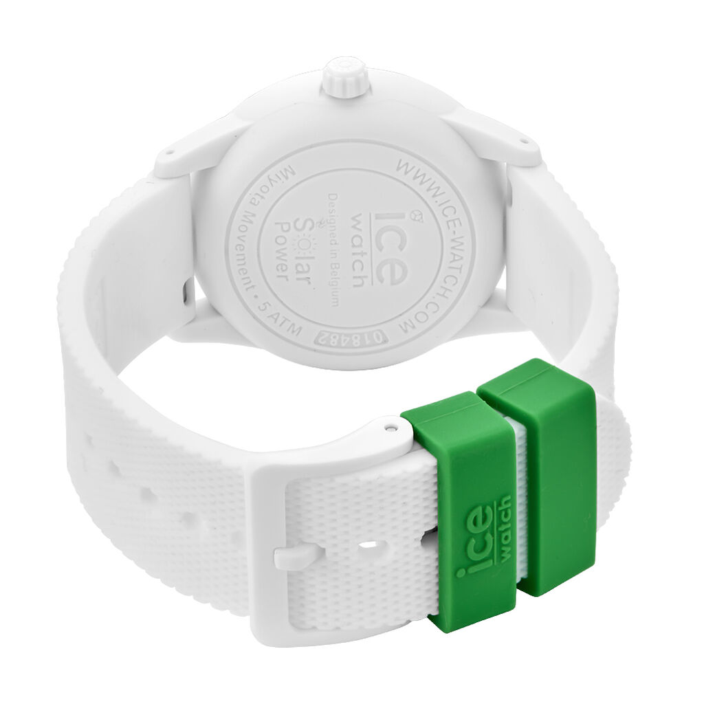 Montre Ice Watch Solar Power Blanc - Montres Famille | Histoire d’Or