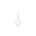 Boucles D'oreilles Pendantes Louison Argent Blanc - Boucles d'oreilles fantaisie Femme | Histoire d’Or