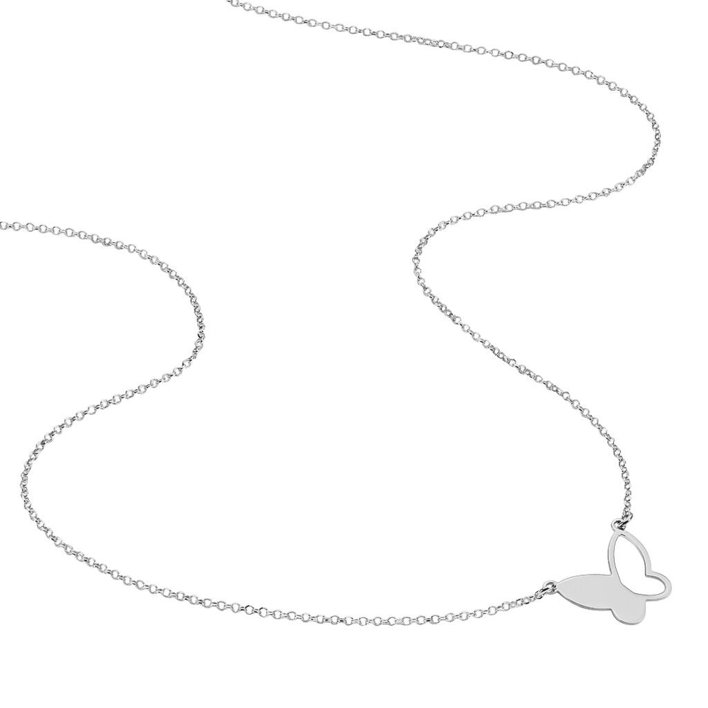 Collier Maria Argent Blanc - Colliers fantaisie Femme | Histoire d&rsquo;Or