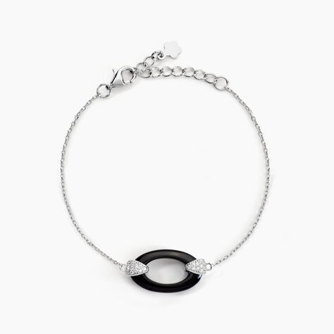 Bracelet Peer Argent Blanc Oxyde De Zirconium - Bracelets Femme | Histoire d’Or
