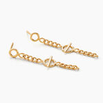 Boucles D'oreilles Pendantes Chain Or Jaune - Boucles d'oreilles pendantes Femme | Histoire d&rsquo;Or
