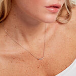 Collier Esperance Argent Blanc Oxyde De Zirconium - Colliers fantaisie Femme | Histoire d&rsquo;Or