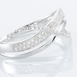 Bague Emilie Or Blanc Diamant - Bagues avec pierre Femme | Histoire d&rsquo;Or