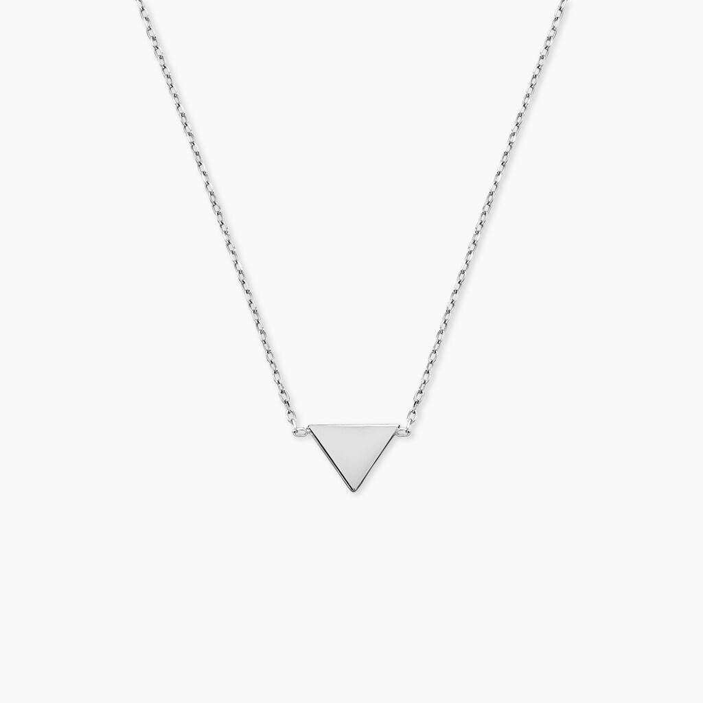 Collier Trilia Argent Blanc - Colliers fantaisie Femme | Histoire d&rsquo;Or