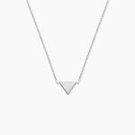 Collier Trilia Argent Blanc - Colliers fantaisie Femme | Histoire d&rsquo;Or
